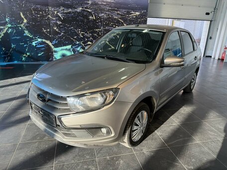 2019 Lada (ВАЗ) Granta I Рестайлинг, серебристый, 600000 рублей, вид 3