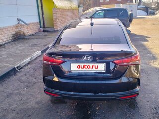 2020 Hyundai Solaris II Рестайлинг, чёрный, 1680000 рублей, вид 4