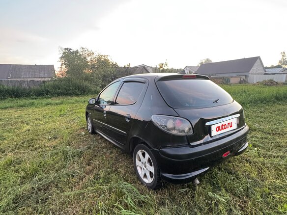 2005 Peugeot 206, чёрный - вид 6