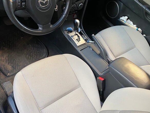 2008 Mazda 3 I (BK) Рестайлинг, голубой - вид 7