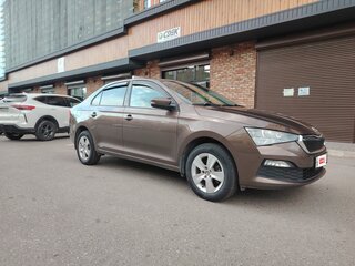 2021 Skoda Rapid II, коричневый, 1250000 рублей, вид 4