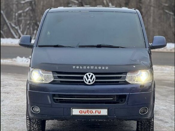 2010 Volkswagen Multivan T5 Рестайлинг, синий, 1725000 рублей