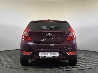 2014 Hyundai Solaris I, фиолетовый, 445000 рублей, вид 5