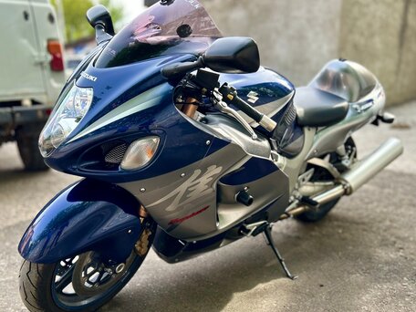 2006 Suzuki GSX 1300 R Hayabusa, синий, 760000 рублей, вид 4