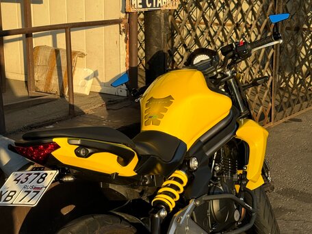 2012 Kawasaki ER-6N, жёлтый, 500000 рублей, вид 3