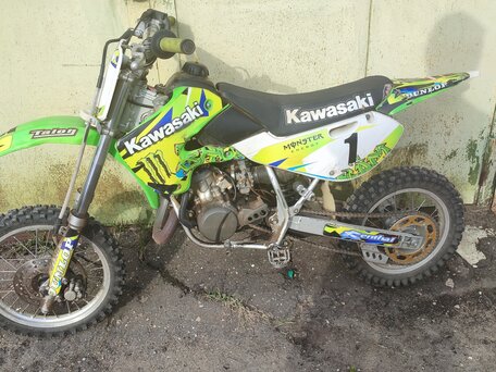 2015 Kawasaki KX 65, зелёный, 170000 рублей, вид 2