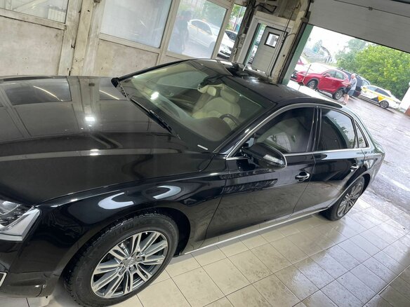 2012 Audi A8 Long III (D4), чёрный, 11500000 рублей - вид 1