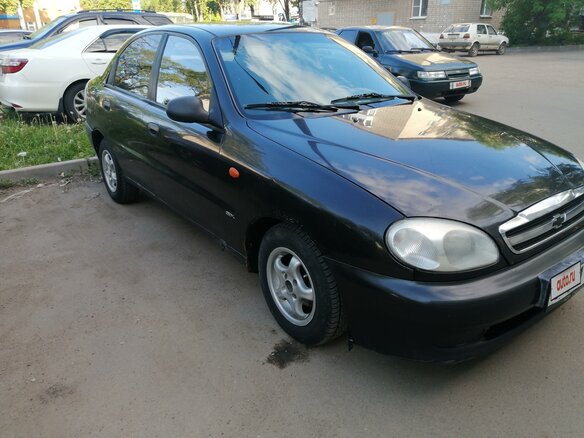 2007 Chevrolet Lanos I, чёрный - вид 3