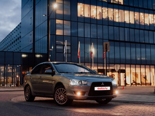 2007 Mitsubishi Lancer X, голубой, 750000 рублей, вид 1