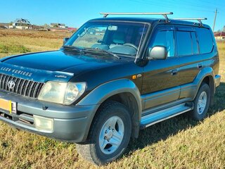 2002 Toyota Land Cruiser Prado 90 Series Рестайлинг, чёрный, 1150000 рублей, вид 1