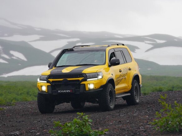 2008 Toyota Land Cruiser 200 Series, жёлтый - вид 8