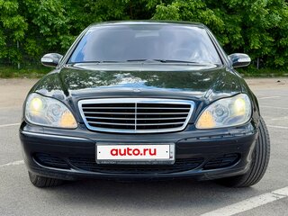 2004 Mercedes-Benz S-Класс 350 Long IV (W220) Рестайлинг, чёрный, 1400000 рублей, вид 3