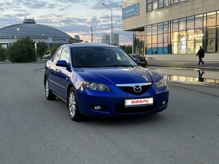 2008 Mazda 3 I (BK) Рестайлинг, синий, 730000 рублей, вид 2