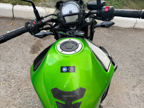 2013 Kawasaki ER-6N, зелёный, 520000 рублей - вид 5