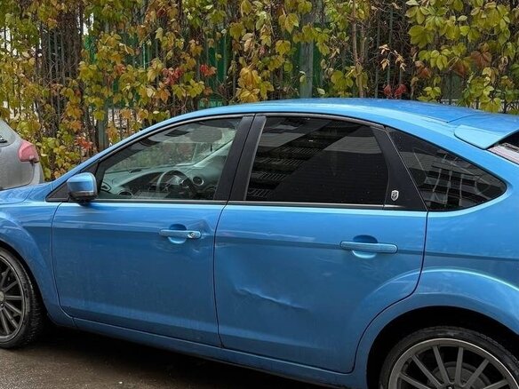 2008 Ford Focus II Рестайлинг, голубой, 480000 рублей - вид 1