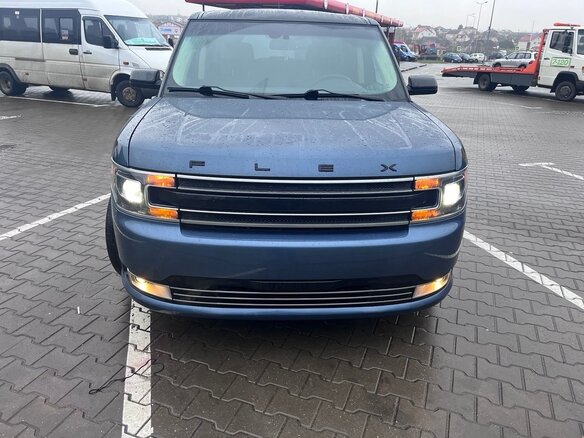 2019 Ford Flex I Рестайлинг, синий, 1600000 рублей - вид 1