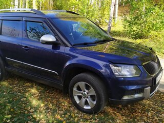 2015 Skoda Yeti I Рестайлинг, синий, 1200000 рублей, вид 3