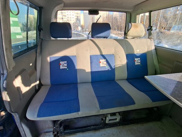 2001 Volkswagen Multivan T4, синий, 700000 рублей - вид 23