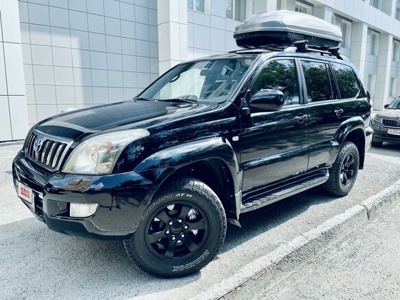 2008 Toyota Land Cruiser Prado 4-speed 120 Series Рестайлинг, чёрный - вид 34