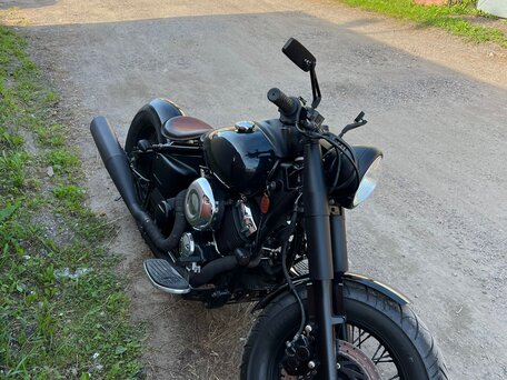 2003 Yamaha XVS400 Drag Star, чёрный, 499000 рублей, вид 4