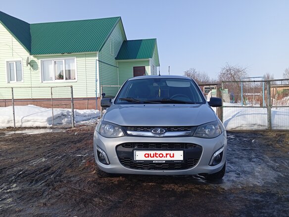 2014 Lada (ВАЗ) Kalina II, серебристый, 500000 рублей - вид 6