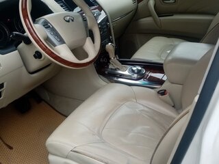 2015 Infiniti QX80 I Рестайлинг, белый, 2500000 рублей, вид 5