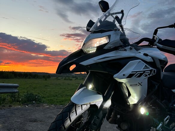 2022 Benelli TRK 502 X, белый, 409000 рублей - вид 10