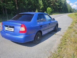 2004 Hyundai Accent ТагАЗ II, фиолетовый, 370000 рублей, вид 2