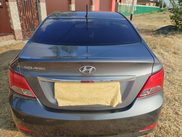 2016 Hyundai Solaris I Рестайлинг, серый, 980000 рублей - вид 7