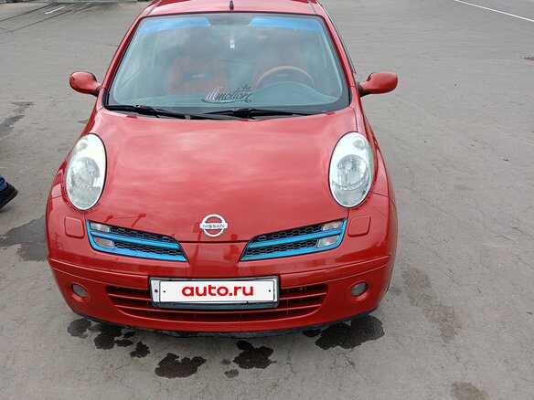 2006 Nissan Micra III (K12), красный, 550000 рублей - вид 1