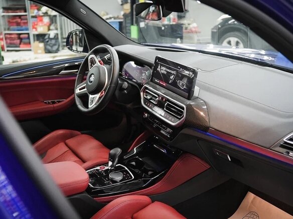 2024 BMW X3 M Competition I (F97) Рестайлинг, синий, 10590000 рублей - вид 11