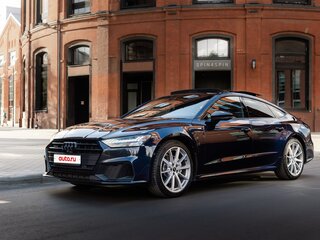 2021 Audi A7 45 TFSI II (4K), синий, 4900000 рублей, вид 2
