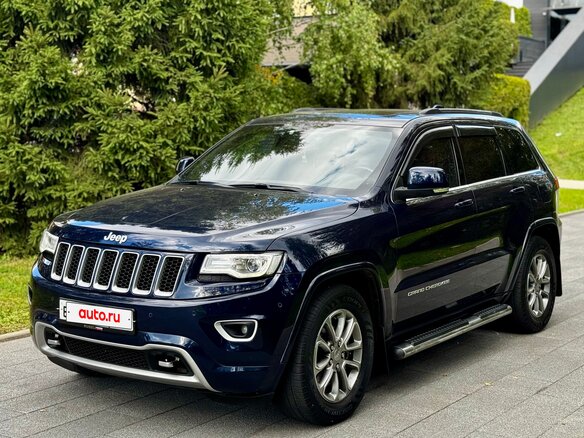 2014 Jeep Grand Cherokee IV (WK2) Рестайлинг, синий, 2500000 рублей - вид 6