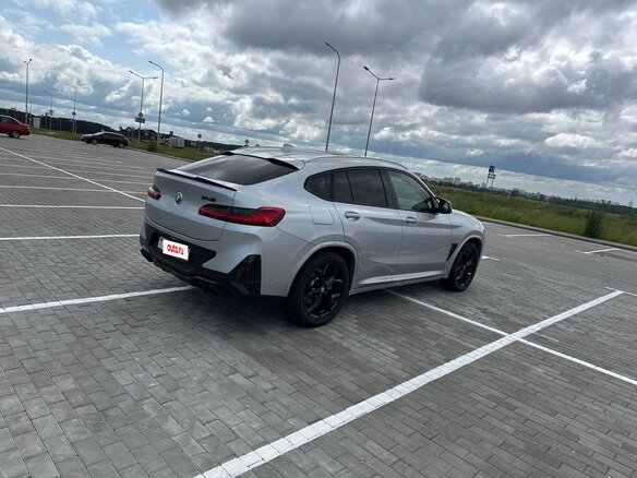 2021 BMW X4 30i II (G02) Рестайлинг, серебристый, 3595561 рублей - вид 9