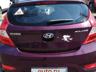 2013 Hyundai Solaris I, фиолетовый, 850000 рублей, вид 3