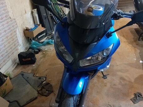2009 Kawasaki Ninja 650, синий, 500000 рублей, вид 3