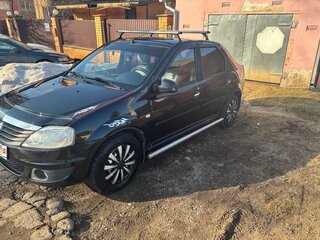2012 Renault Logan I Рестайлинг, чёрный, 550000 рублей, вид 1