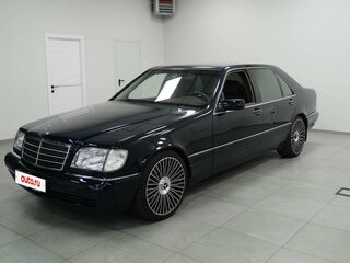 1996 Mercedes-Benz S-Класс 280 III (W140) Рестайлинг, синий, 4550000 рублей, вид 1