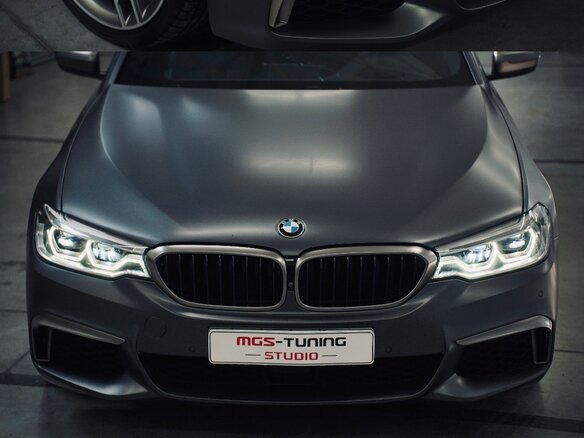 2019 BMW 5 серии M550i xDrive VII (G30/G31/G38), чёрный, 5990000 рублей - вид 21