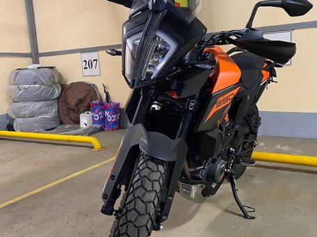 2023 KTM 390 Adventure, оранжевый, 680000 рублей, вид 1