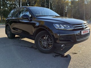 2012 Volkswagen Touareg II, чёрный, 2050000 рублей, вид 2