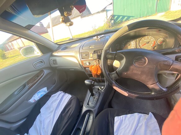 2001 Nissan Sunny N16, серебристый, 350000 рублей - вид 4