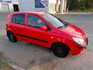 2008 Hyundai Getz I Рестайлинг, красный, 435000 рублей, вид 5