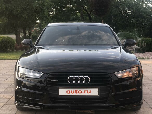 2016 Audi A7 I (4G) Рестайлинг, чёрный - вид 1