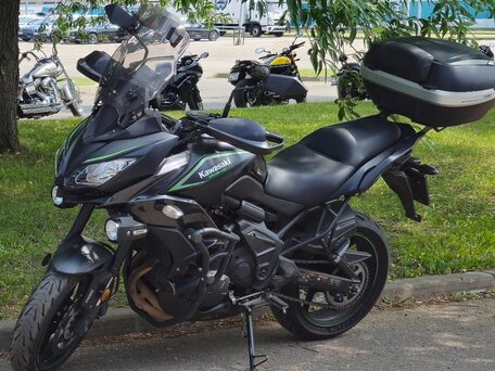 2017 Kawasaki Versys 650, чёрный, 599000 рублей, вид 2
