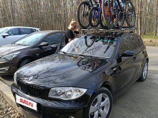 2005 BMW 1 серии 116i I (E81/E82/E87/E88), чёрный, 700000 рублей, вид 2