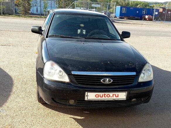 2008 Lada (ВАЗ) Priora I, чёрный