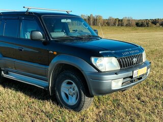2002 Toyota Land Cruiser Prado 90 Series Рестайлинг, чёрный, 1150000 рублей, вид 2