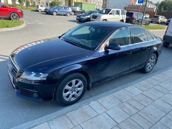 2008 Audi A4 IV (B8), синий, 800000 рублей - вид 1