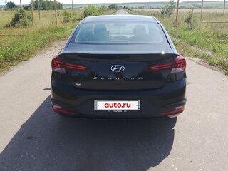 2019 Hyundai Elantra VI (AD), чёрный, 1300000 рублей, вид 4